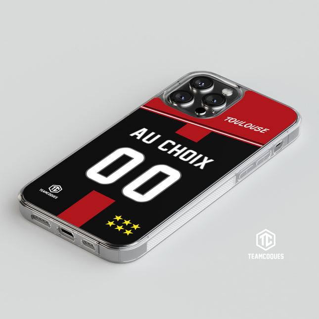 Coque rugby TOULOUSE RUGBY personnalisable - TEAMCOQUES