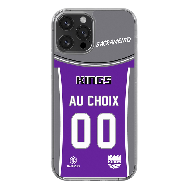 Coque basket NBA SACRAMENTO KINGS personnalisable - TEAMCOQUES
