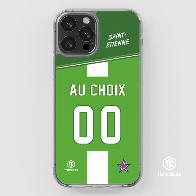 Coque foot SAINT-ETIENNE ASSE personnalisable - TEAMCOQUES