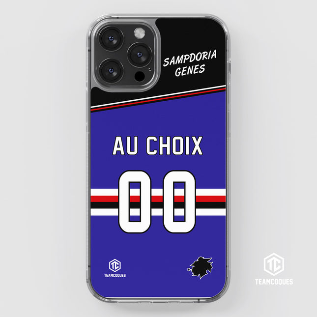 Coque foot SAMPDORIA GENES personnalisable - TEAMCOQUES