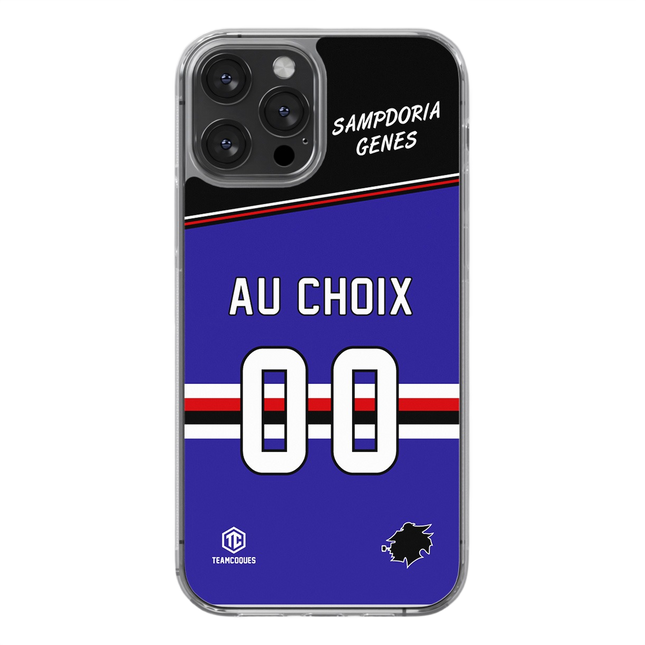 Coque foot SAMPDORIA GENES personnalisable - TEAMCOQUES