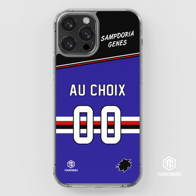 Coque foot SAMPDORIA GENES personnalisable - TEAMCOQUES