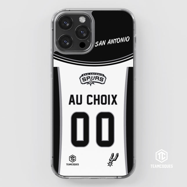 Coque basket NBA SAN ANTONIO SPURS personnalisable - TEAMCOQUES