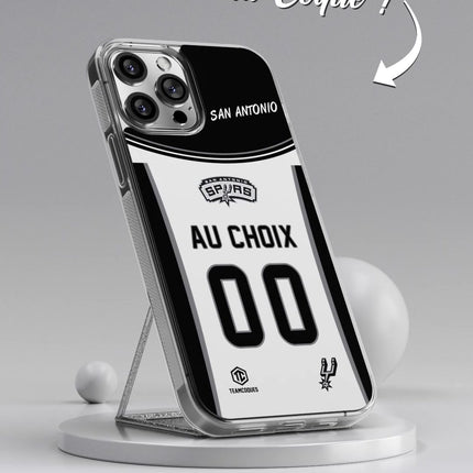 Vidéo Coque basket NBA SAN ANTONIO SPURS personnalisable - TEAMCOQUES