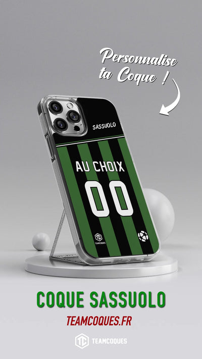 Vidéo Coque foot SASSUOLO personnalisable - TEAMCOQUES