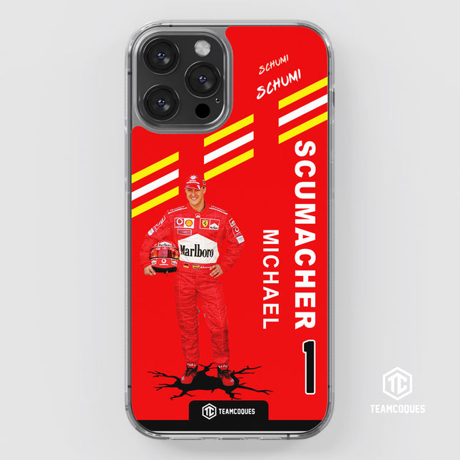 Coque joueur MICHAEL SCHUMACHER FORMULE 1 F1 - TEAMCOQUES
