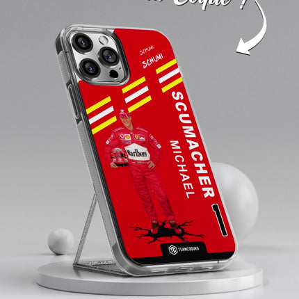 Vidéo Coque joueur MICHAEL SCHUMACHER FORMULE 1 F1 - TEAMCOQUES
