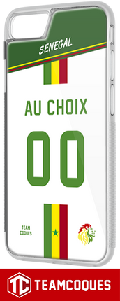 Coque foot SENEGAL - flocage 100% personnalisable - iPhone smartphone - TEAMCOQUES