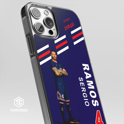 Coque joueur SERGIO RAMOS PARIS PSG - TEAMCOQUES