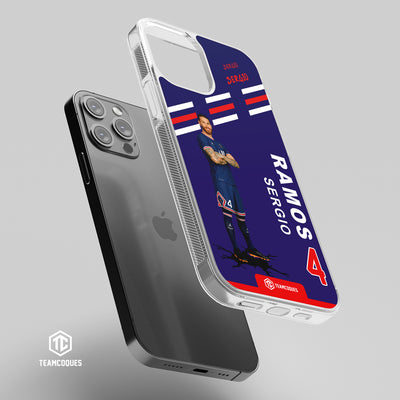 Coque joueur SERGIO RAMOS PARIS PSG - TEAMCOQUES