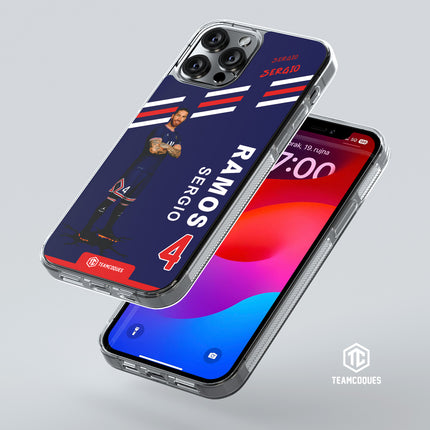 Coque joueur SERGIO RAMOS PARIS PSG - TEAMCOQUES