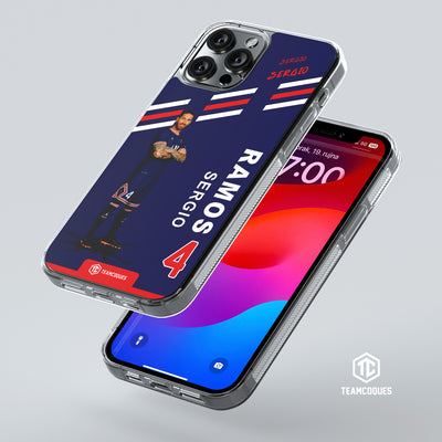 Coque joueur SERGIO RAMOS PARIS PSG - TEAMCOQUES