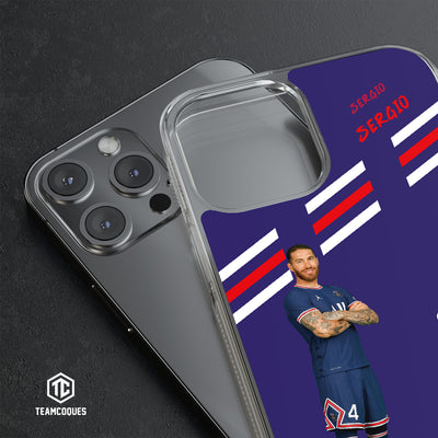 Coque joueur SERGIO RAMOS PARIS PSG - TEAMCOQUES