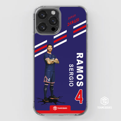 Coque joueur SERGIO RAMOS PARIS PSG - TEAMCOQUES