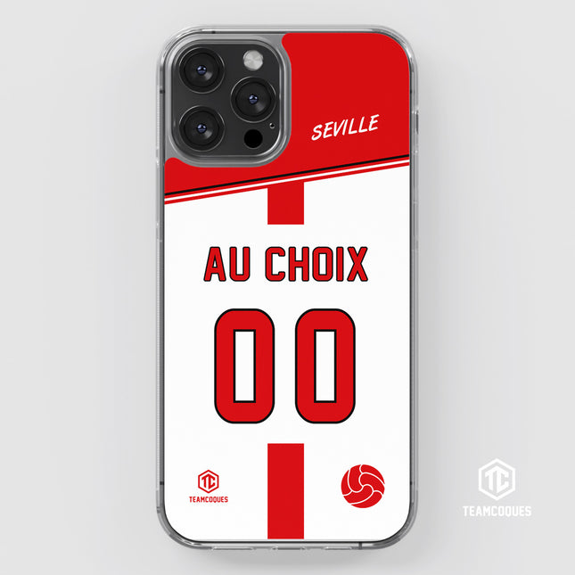 Coque foot SEVILLE personnalisable - TEAMCOQUES