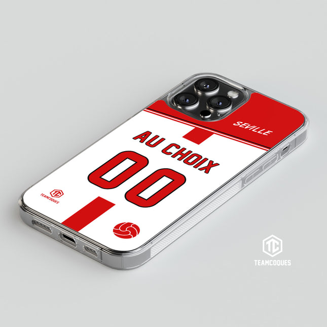 Coque foot SEVILLE personnalisable - TEAMCOQUES