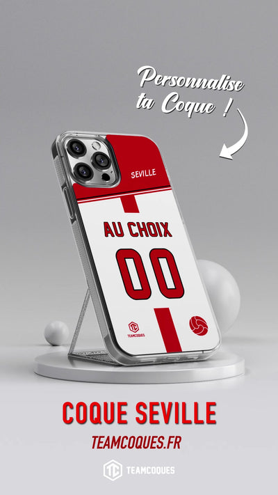 Vidéo Coque foot SEVILLE personnalisable - TEAMCOQUES