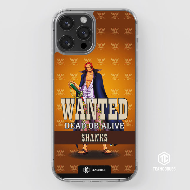 Coque design ONE PIECE - SHANKS LE ROUX - TEAMCOQUES