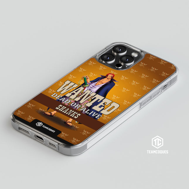 Coque design ONE PIECE - SHANKS LE ROUX - TEAMCOQUES