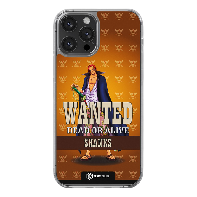 Coque design ONE PIECE - SHANKS LE ROUX - TEAMCOQUES