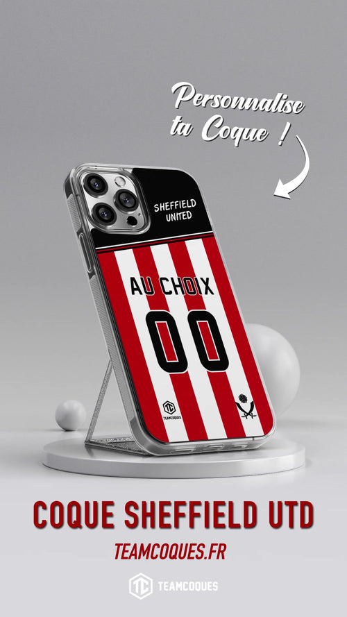 Vidéo Coque foot SHEFFIELD UNITED personnalisable - TEAMCOQUES
