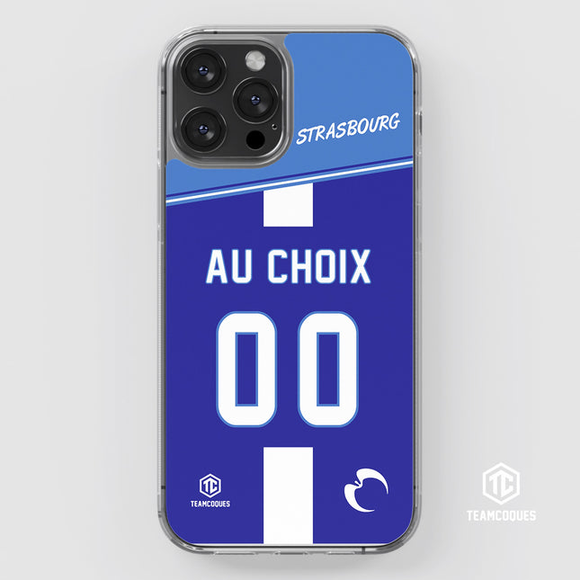 Coque foot STRASBOURG personnalisable - TEAMCOQUES