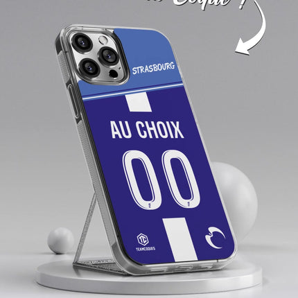Vidéo Coque foot STRASBOURG personnalisable - TEAMCOQUES