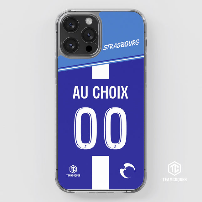 Coque foot STRASBOURG personnalisable - TEAMCOQUES