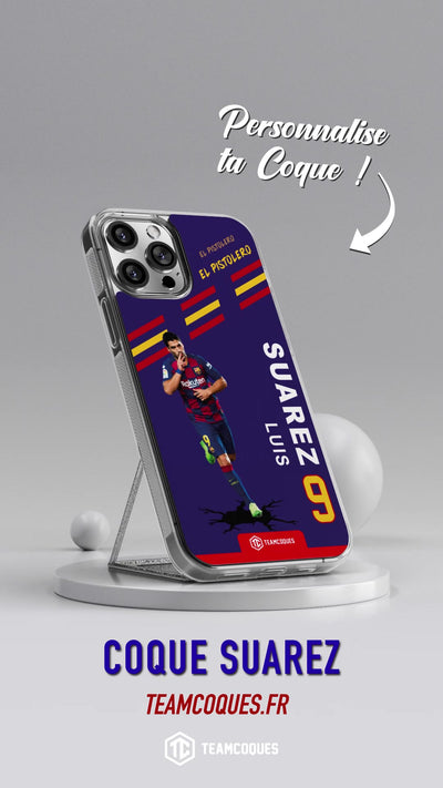 Vidéo Coque joueur LUIS SUAREZ BARCELONE BARÇA - TEAMCOQUES