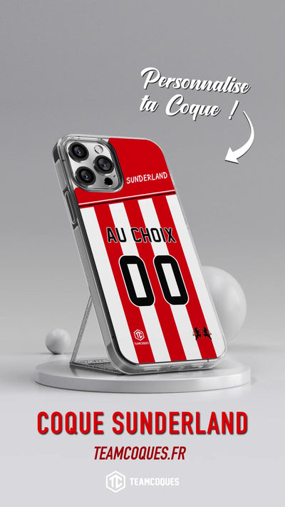 Coque foot SUNDERLAND personnalisable - TEAMCOQUES