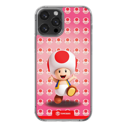 Coque design SUPER MARIO - TOAD - TEAMCOQUES