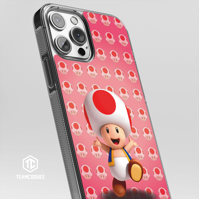 Coque design SUPER MARIO - TOAD - TEAMCOQUES