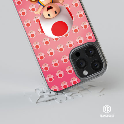 Coque design SUPER MARIO - TOAD - TEAMCOQUES