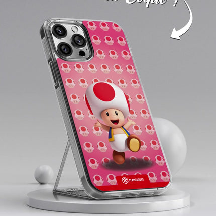 Vidéo Coque design SUPER MARIO - TOAD - TEAMCOQUES