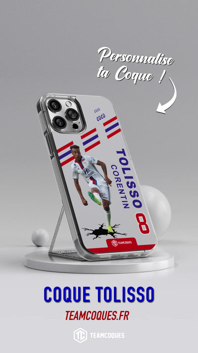 Vidéo Coque joueur CORENTIN TOLISSO LYON OL - TEAMCOQUES