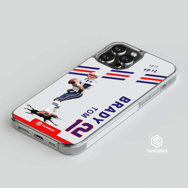 Coque joueur TOM BRADY PATRIOTS 1 NEW ENGLAND NFL - TEAMCOQUES