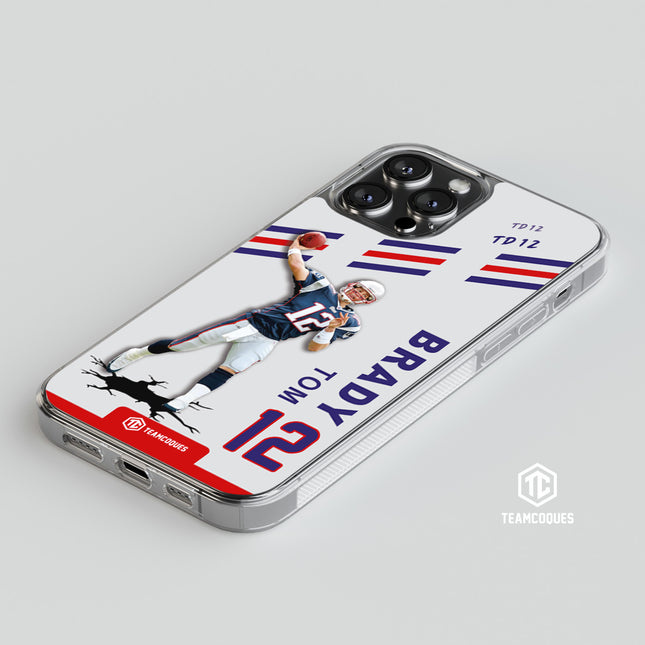 Coque joueur TOM BRADY PATRIOTS 2 NEW ENGLAND NFL - TEAMCOQUES