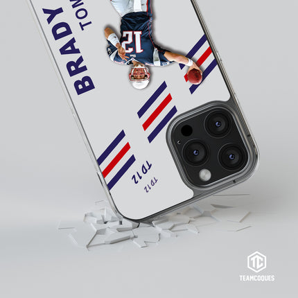Coque joueur TOM BRADY PATRIOTS 2 NEW ENGLAND NFL - TEAMCOQUES