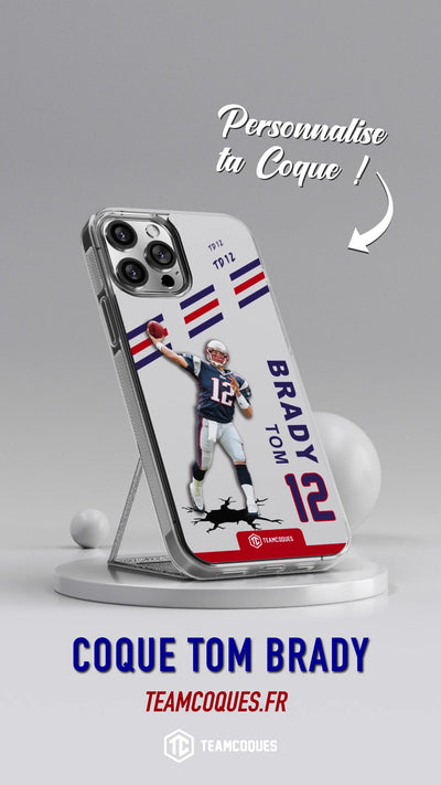Vidéo Coque joueur TOM BRADY PATRIOTS 2 NEW ENGLAND NFL - TEAMCOQUES