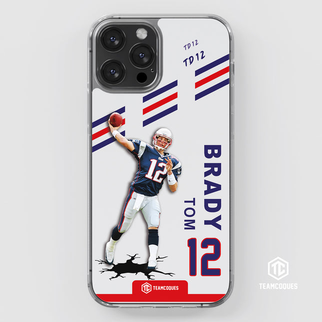 Coque joueur TOM BRADY PATRIOTS 2 NEW ENGLAND NFL - TEAMCOQUES