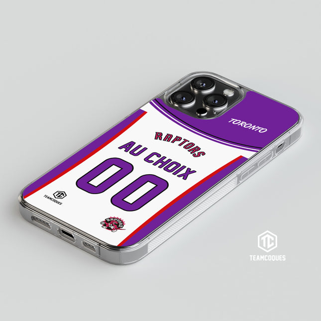 Coque basket NBA TORONTO RAPTORS personnalisable - TEAMCOQUES