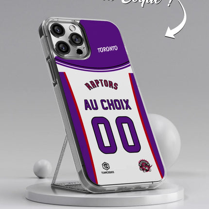 Vidéo Coque basket NBA TORONTO RAPTORS personnalisable - TEAMCOQUES