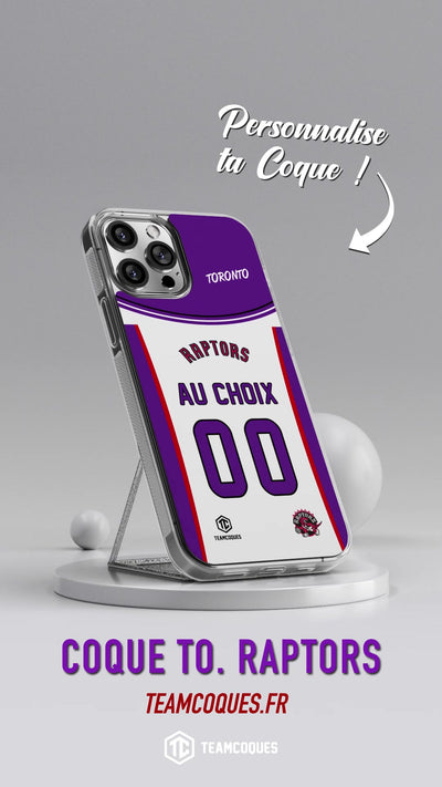 Vidéo Coque basket NBA TORONTO RAPTORS personnalisable - TEAMCOQUES
