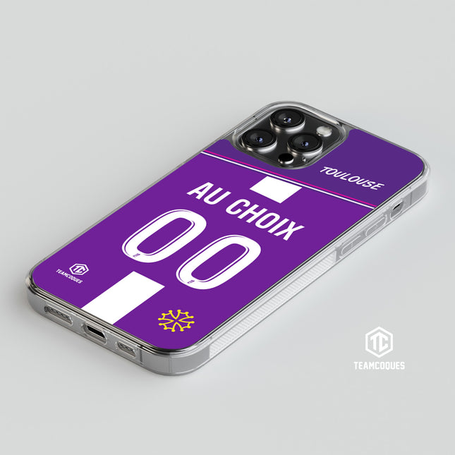 Coque foot TOULOUSE TFC personnalisable - TEAMCOQUES