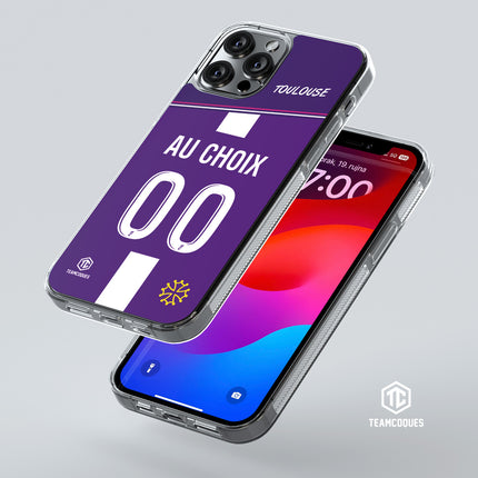 Coque foot TOULOUSE TFC personnalisable - TEAMCOQUES