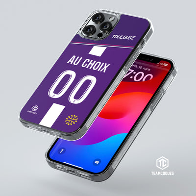 Coque foot TOULOUSE TFC personnalisable - TEAMCOQUES