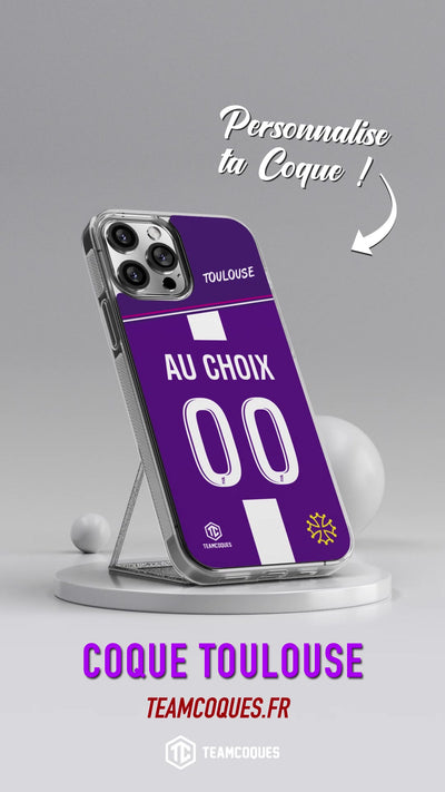 Vidéo Coque foot TOULOUSE TFC personnalisable - TEAMCOQUES