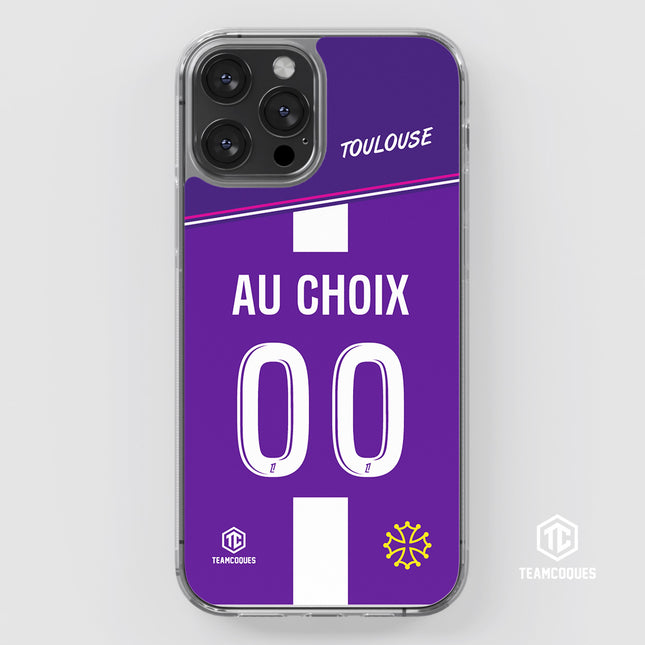 Coque foot TOULOUSE TFC personnalisable - TEAMCOQUES