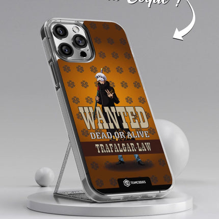 Vidéo Coque design ONE PIECE - TRAFALGAR LAW - TEAMCOQUES