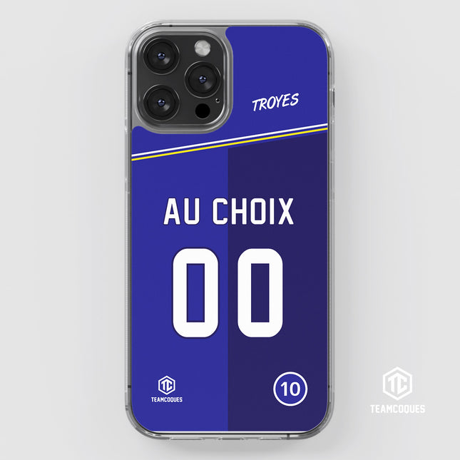 Coque foot TROYES ESTAC personnalisable - TEAMCOQUES